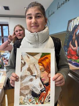 18 Učenci z izdelki